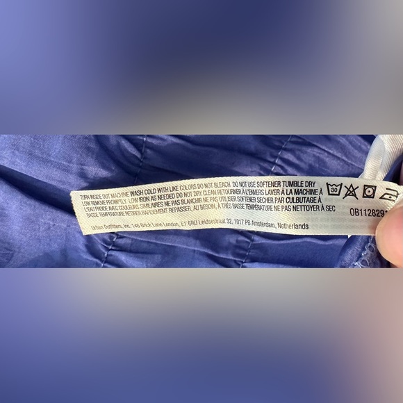 FREE PEOPLE Movement The Way Home Shorts Electric Blue High Rise Waisted Smocked - Picture 12 of 14